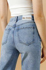 Manhattan High Rise Straight Ankle Jeans HJ160 Hey Joanie