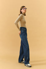 Coney Island Whitefish High Rise Wide Jeans HJ007 Hey Joanie