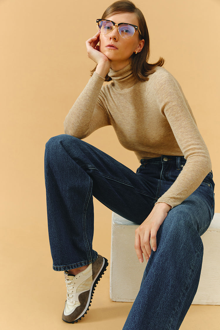 Coney Island Whitefish High Rise Wide Jeans HJ007 Hey Joanie