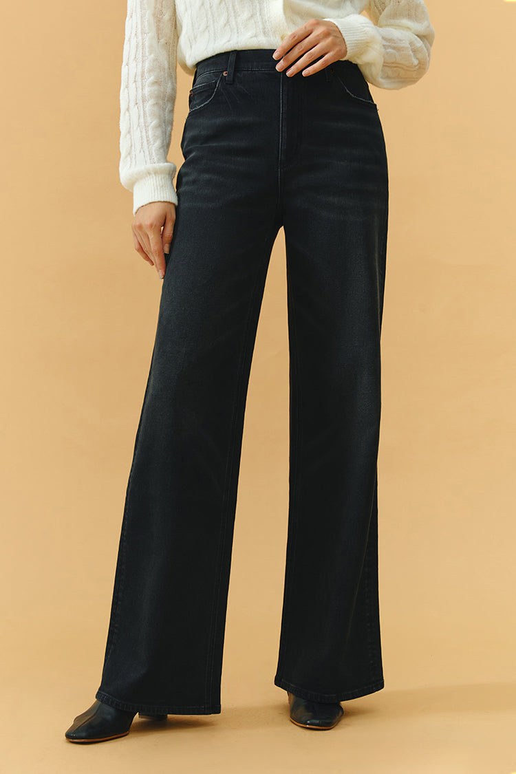 Angeles High Rise Baggy Jeans HJ103 Hey Joanie