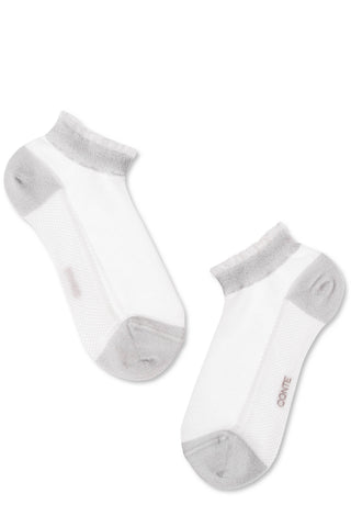 Ankle Socks Conte Active - 229 Transparent with Lurex - By Baano