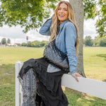 Black Pearl Half Moon HydroHobo® Bag- bottle included