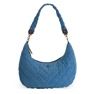 Denim Half Moon HydroHobo® Bag- bottle included