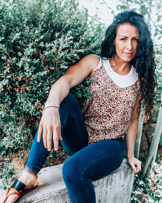 Crew Neck Tank Halftee - By Baano