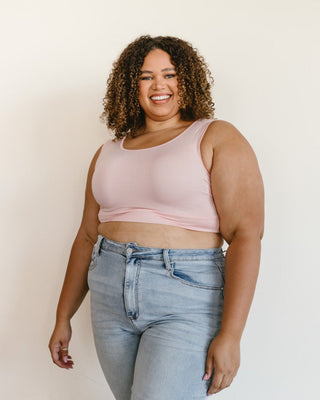 Classic Wide Strap Tank Halftee - By Baano