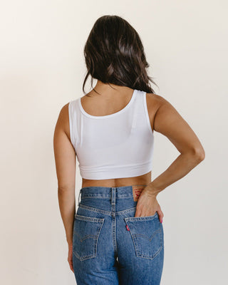 Classic Wide Strap Tank Halftee - By Baano