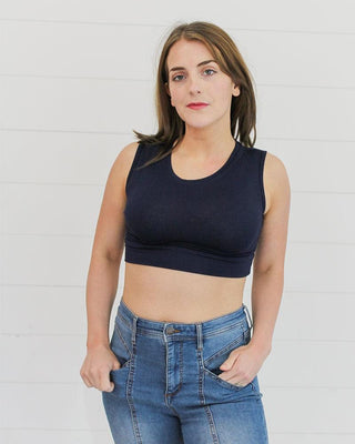 Crew Neck Tank Halftee - By Baano