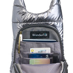 Pewter Glossy HydroBag® with Solid Strap