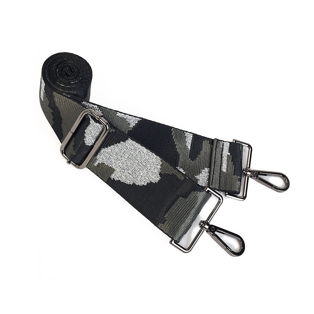 Pewter Glossy HydroBag® with Camo Strap