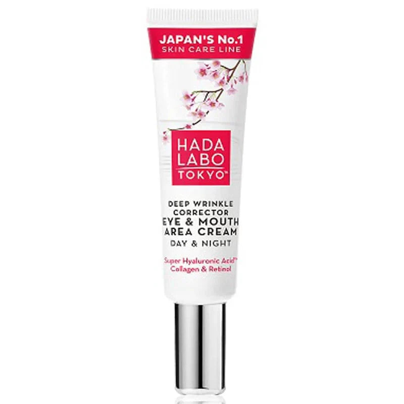 Hada Labo Tokyo Eye and Mouth Contour Anti-Wrinkle Cream 15 ml - By Baano
