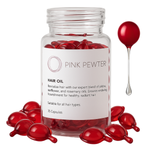 Lightweight Hair Oil Capsules - Nourishing Blend with Olive, Jojoba, Sunflower Seed and Rosemary Oil (Shine and Frizz Control)