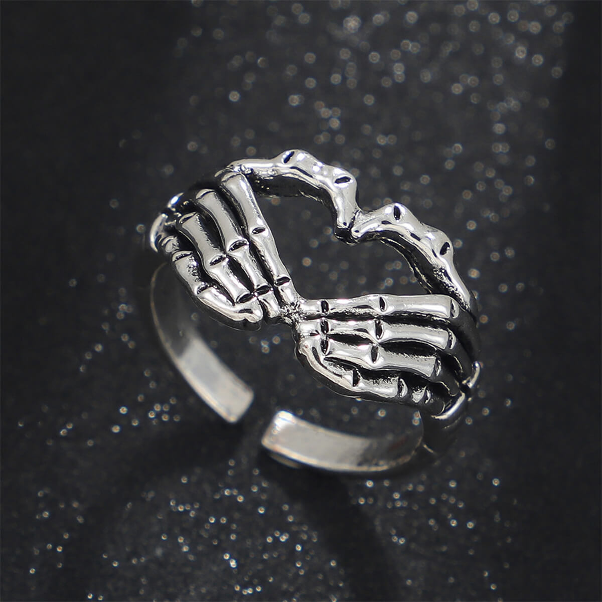 HAND HEART RING (ADJUSTABLE)