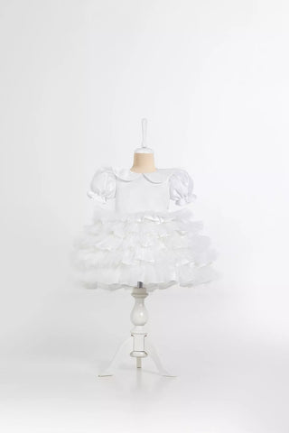 Helena White Party Dress