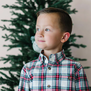 Stretch Poplin Button Down Shirt Hope & Henry