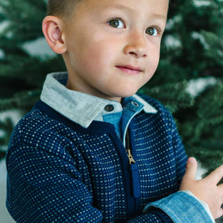 Sweater Henley with Zipper Hope & Henry