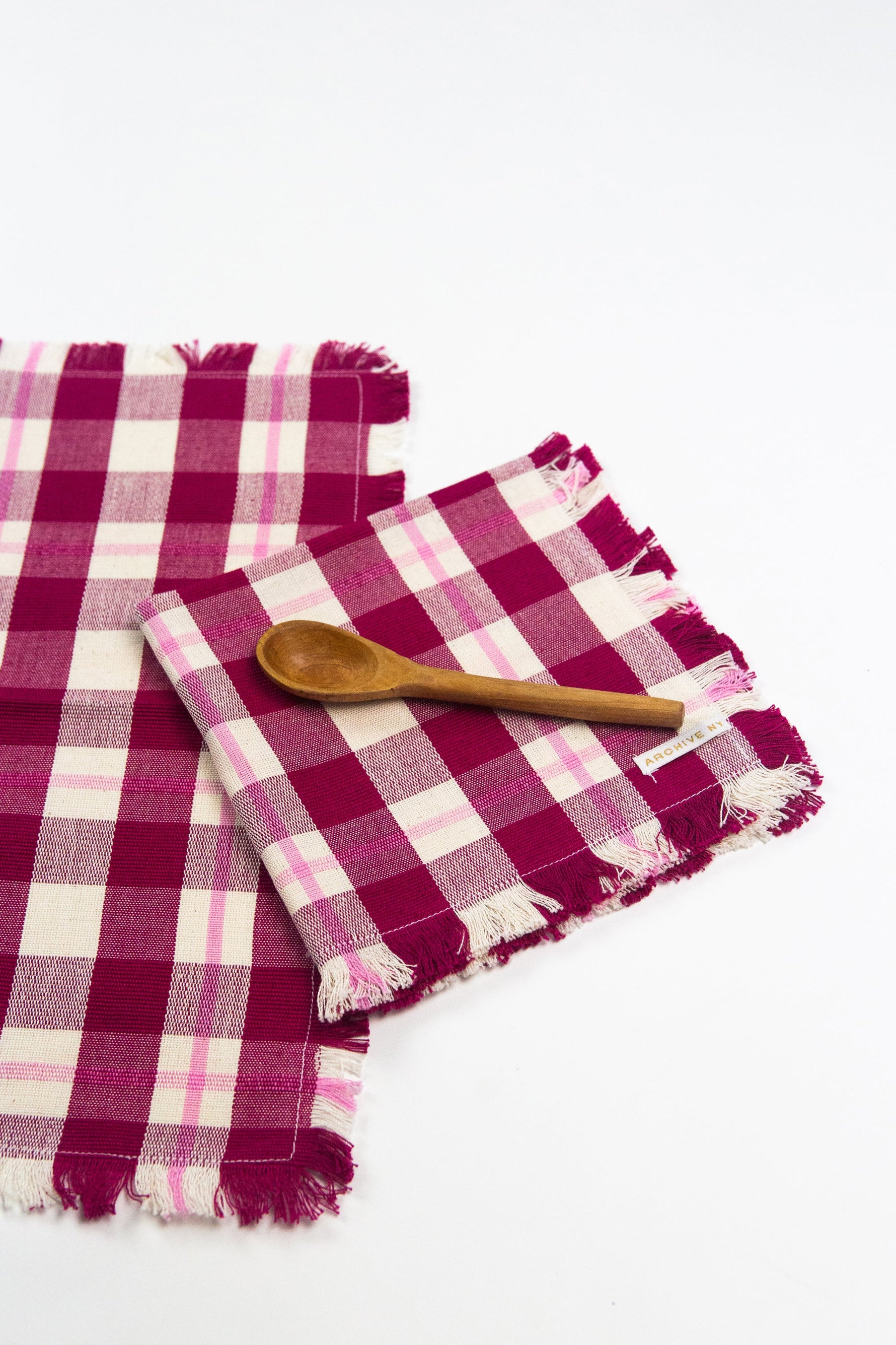 Abigail Plaid Party Napkin