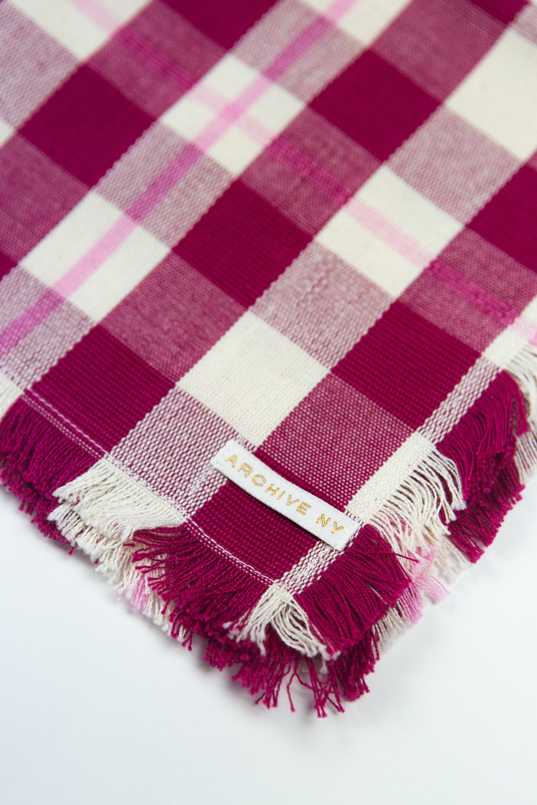 Abigail Plaid Party Napkin