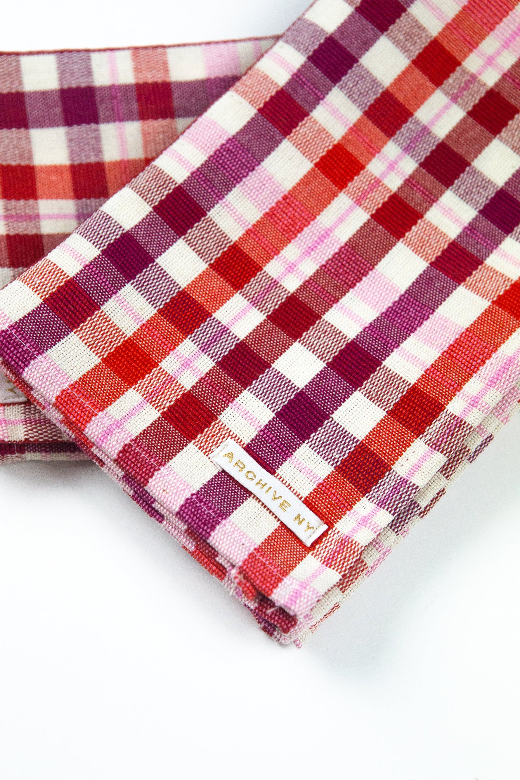 Noel Plaid Dinner Napkin Set