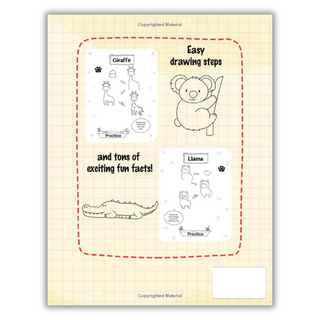 How to Draw 101 Cute Animals: For Kids (Spiral Bound) - By Baano