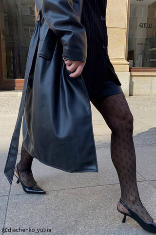 Fantasy Tights Conte Street - Triple Dot Pattern - By Baano