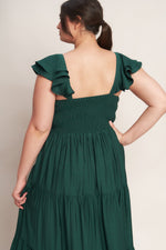 SUMMER MILK DEEP RED WOVEN MAXI DRESS Flying Tomato