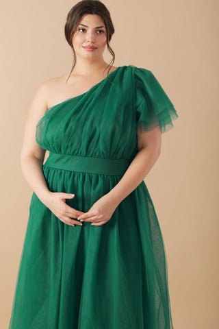 LIVELY CHARM TULLE MIDI DRESS - By Baano