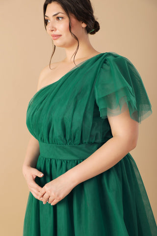 LIVELY CHARM TULLE MIDI DRESS - By Baano