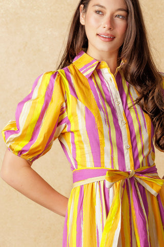 SOIREE SWEETNESS POPLIN MAXI DRESS - By Baano