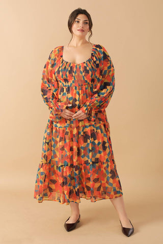 NOTHING WAS THE SAME WOVEN MIDI DRESS - By Baano