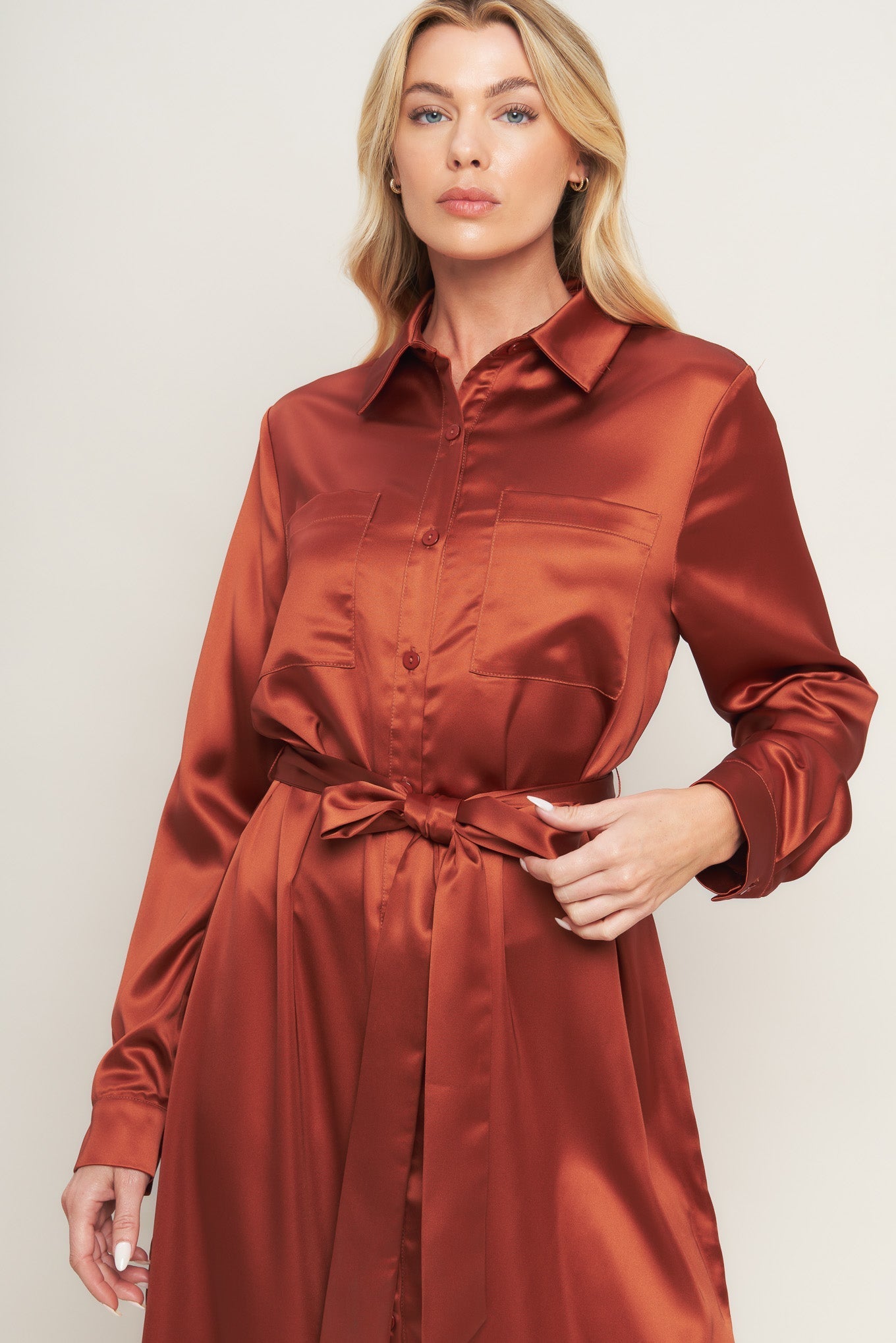 IT'S YOUR PLACE WOVEN MIDI DRESS Flying Tomato