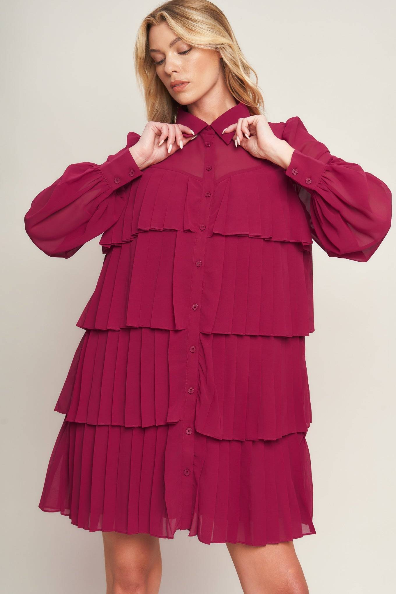 AN ABSOLUTE TREASURE WOVEN MINI DRESS