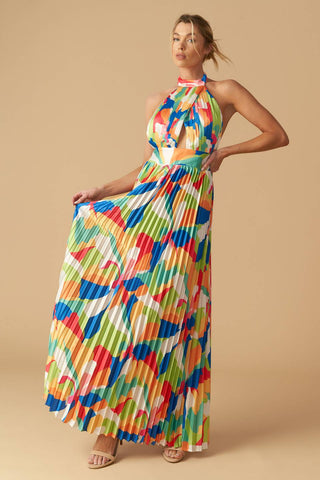 KEEP BLOOMING WOVEN MAXI DRESS - By Baano