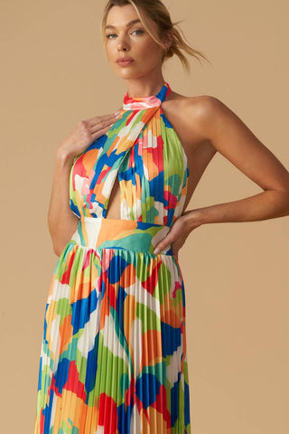 KEEP BLOOMING WOVEN MAXI DRESS - By Baano