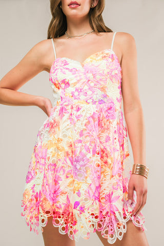 ON A GOOD NOTE WOVEN MINI DRESS - By Baano