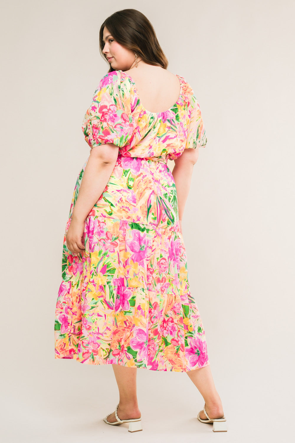 IT STARTS NOW WOVEN MIDI DRESS - By Baano