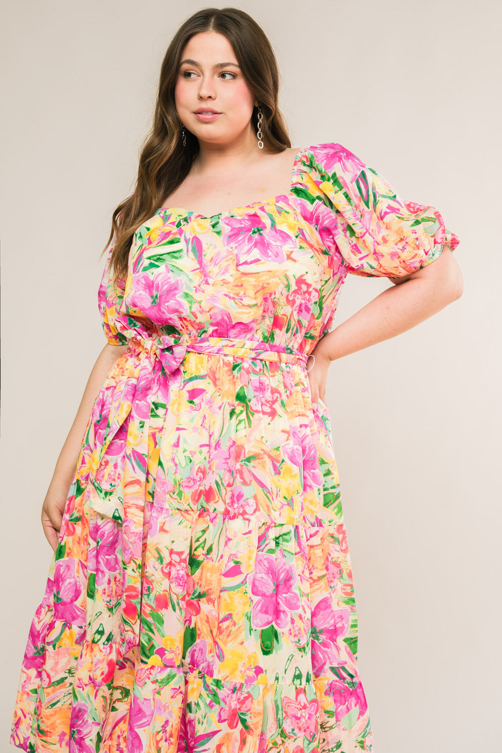 IT STARTS NOW WOVEN MIDI DRESS - By Baano