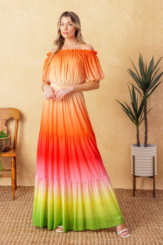 FORGOTTEN STORY WOVEN MAXI DRESS - By Baano