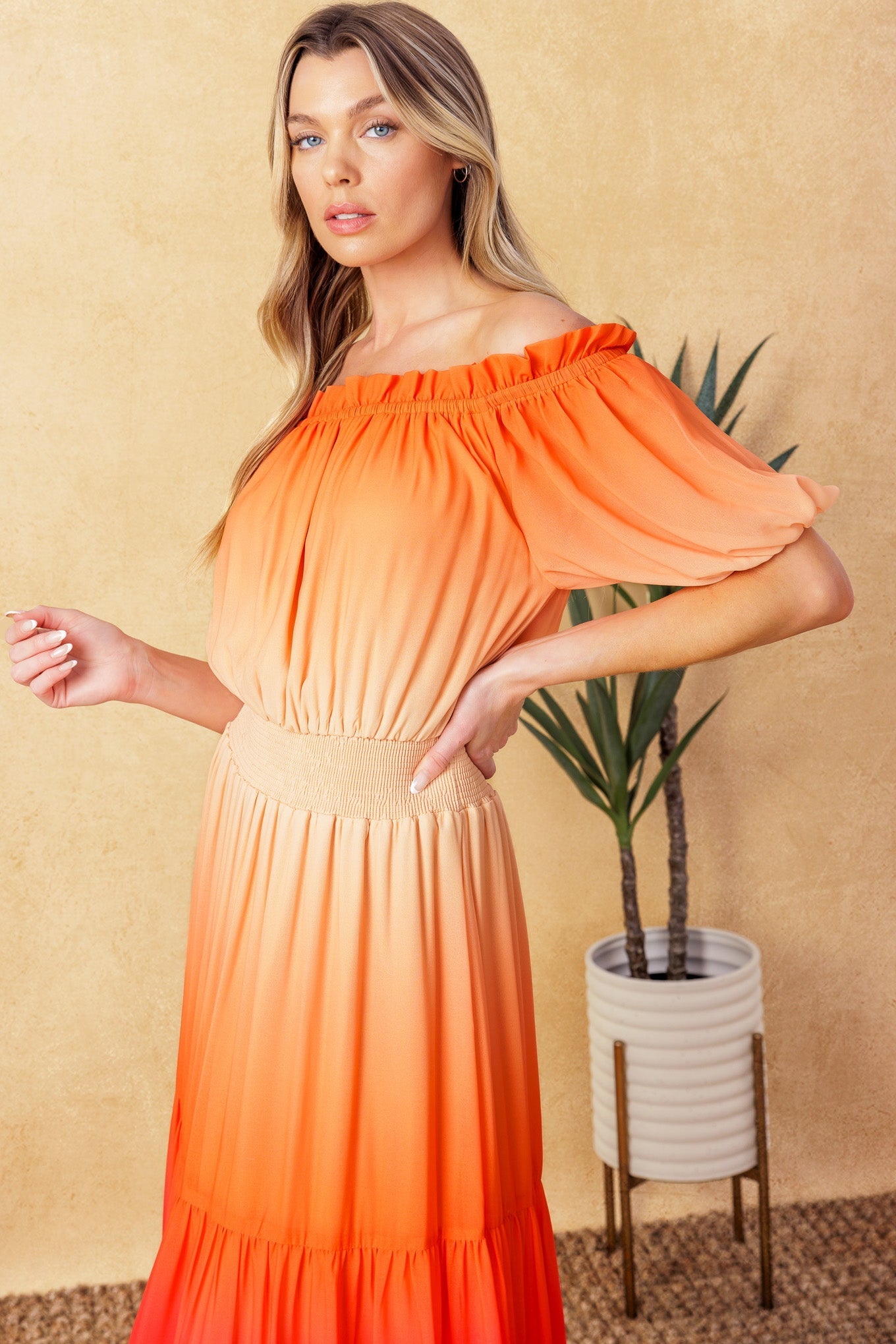 FORGOTTEN STORY WOVEN MAXI DRESS - By Baano