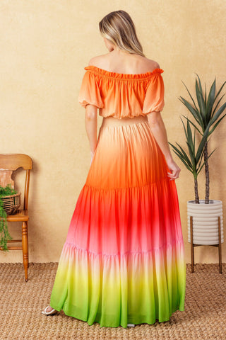 FORGOTTEN STORY WOVEN MAXI DRESS - By Baano