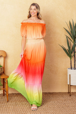 FORGOTTEN STORY WOVEN MAXI DRESS - By Baano