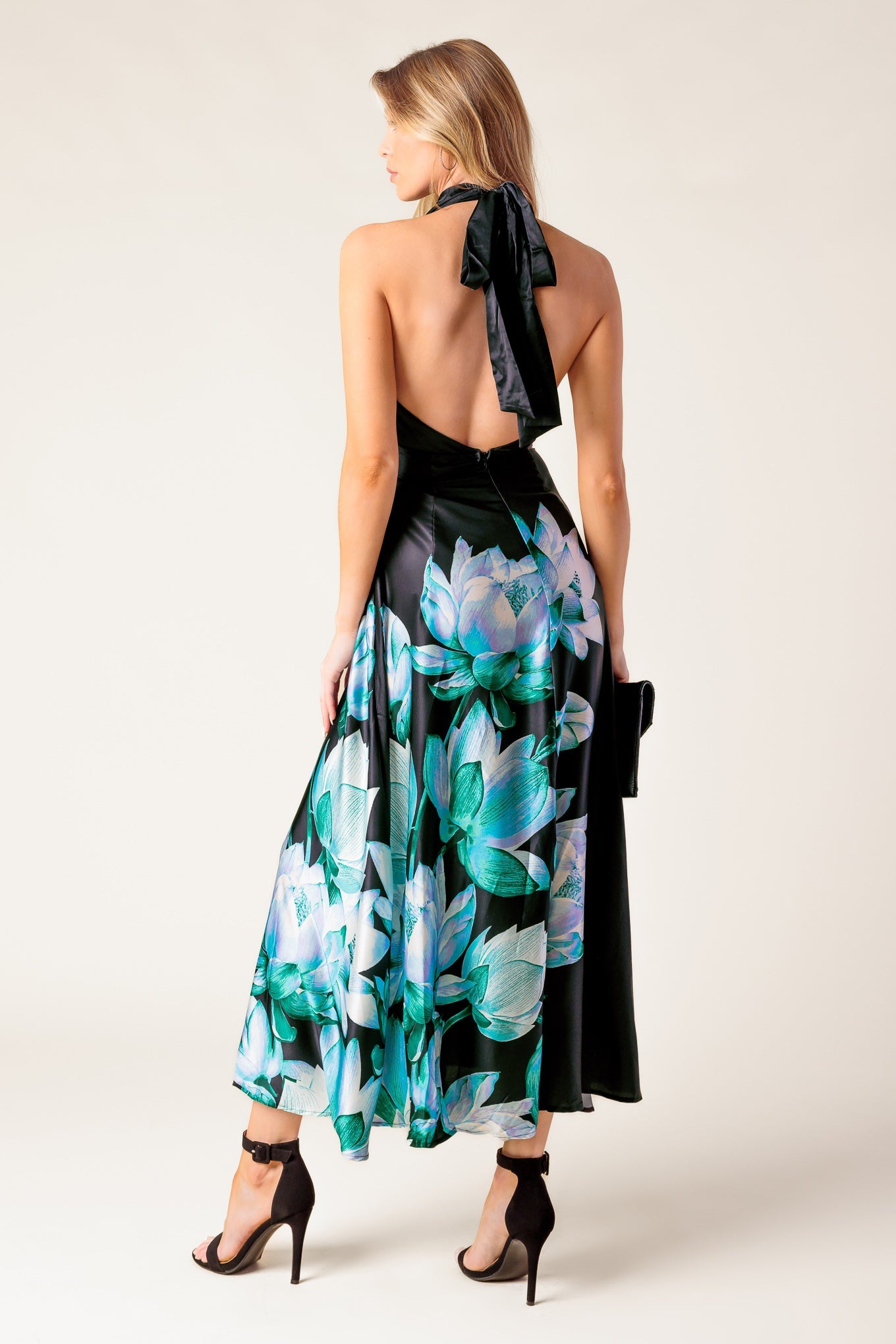 INSATIABLE FEELING WOVEN MIDI DRESS - By Baano