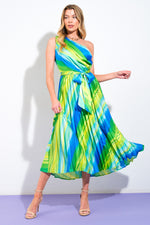 EXUBERANT ELEGANCE WOVEN MIDI DRESS - By Baano