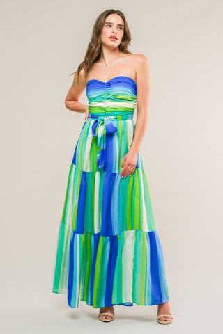 STICK TO THE PLAN WOVEN MIDI DRESS - By Baano