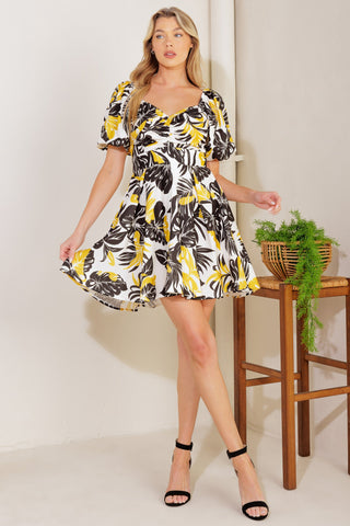 LEAD THE WAY WOVEN MINI DRESS - By Baano