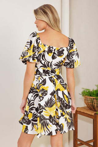 LEAD THE WAY WOVEN MINI DRESS - By Baano