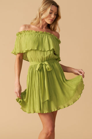JUST ONE MORE WOVEN MINI DRESS - By Baano