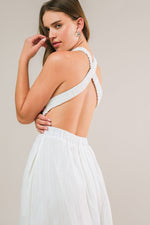 ADMIRED FROM AFAR WOVEN MIDI DRESS - By Baano