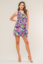 LOVE GROWS HERE WOVEN MINI DRESS - By Baano