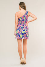 LOVE GROWS HERE WOVEN MINI DRESS - By Baano