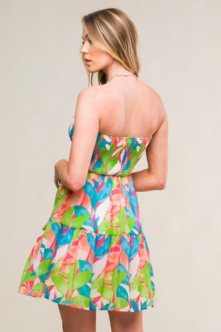 PRISTINE PRESENCE WOVEN MINI DRESS - By Baano